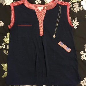 Patriotic Americana Sleeveless Top